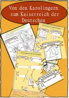 Vorschau - Stundenentwürfe - Geschichte-Mittelalter- Das Ende der Karolinger bis zum Kaiserreich der Deutschen - Deckblatt