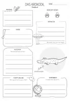 Vorschau - Arbeitsblätter - Tier-Steckbrief-Erkundung- Das Krokodil - Seite 2