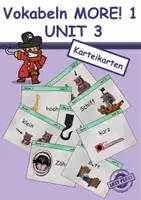 Vorschau - Anderer Materialtyp - Vokabeln UNIT 3; Lehrwerk MORE! 1; Helbling Verlag; Karteikarten - Deckblatt
