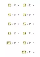 Vorschau - Aufgabenkarten - Großes Einmaleins | Multiplikation & Division üben - Karteikärtchen - Seite 2