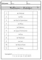 Vorschau - Anderer Materialtyp - Halloween: Lesespur zum Lesen-üben - Seite 2