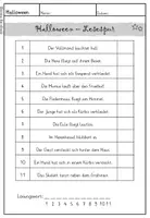 Vorschau - Anderer Materialtyp - Halloween: Lesespur zum Lesen-üben - Seite 3