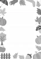 Vorschau - Arbeitsblätter - Herbstgeschichte Arbeitsblatt + Ausmalbild - Seite 2