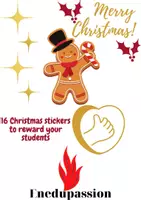 Προεπισκόπηση - Πλάνο μαθήματος / Υλικό για τον εκπαιδευτικό - Christmas Stickers Χριστουγεννιάτικα Αυτοκόλλητα - Εξώφυλλο