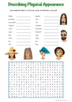 Vista previa - Hojas de trabajo - Describing Physical Appearance Worksheet - página 1