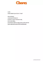 Vista previa - Hojas de trabajo - Chores Worksheet - página 2