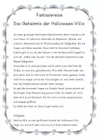 Vorschau - Mal- und Bastelvorlagen - Fantasiereise Tür gestalten Halloween - Seite 2