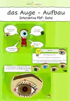 Vorschau - Interaktives Material - Interaktive Pdf- Datei- Aufbau und Schutz Auge - Deckblatt
