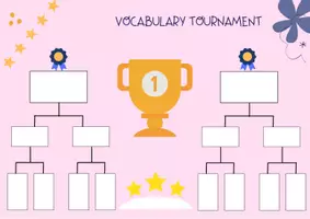 Vista previa - Juegos / Gamificación - Vocabulary Tournament (297 × 210 mm) - Portada