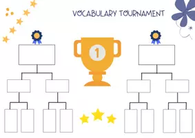 Vista previa - Juegos / Gamificación - Vocabulary Tournament (297 × 210 mm) - página 1
