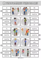 Vorschau - Spiele - Los pronombres personales - Klammerkarten (ohne usted/ustedes) - Seite 2