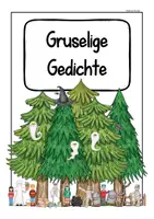 Vorschau - Stationenlernen - Gruselige Kindergedichte - Seite 1