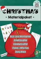 Vorschau - Arbeitsblätter - Christmas - Materialpaket - Deckblatt