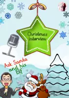 Vorschau - Arbeitsblätter - Christmas Interview with Santa & Elf - Deckblatt
