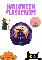 Vista previa - Unidades / Secuencias / Situaciones de Aprendizaje - Halloween flashcards tamaño A4 - Portada