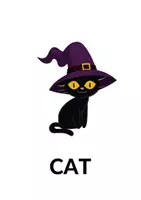 Vista previa - Unidades / Secuencias / Situaciones de Aprendizaje - Halloween flashcards tamaño A4 - página 1