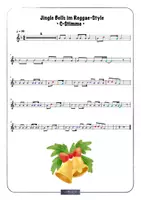 Vorschau - Merkblätter - MUSIK 🎵 Jingle Bells im Reggae Style 🔔 Noten Melodie Boomwhacker & Co - Seite 3