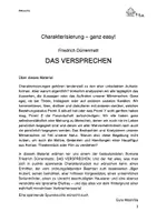 Vorschau - Arbeitsblätter - Charakterisierung ganz easy! - Friedrich Dürrenmatt: DAS VERSPRECHEN - Seite 2