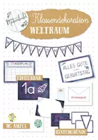 Vorschau - Anderer Materialtyp - Weltraum Dekoration - Deckblatt
