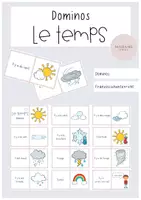 Vorschau - Spiele - Le temps Domino Wetter - Deckblatt