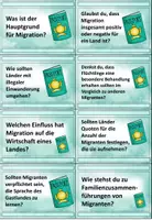 Vorschau - Anderer Materialtyp - POLITIK - Plauderkarten "Migration" Diskussionsanlass - Seite 1