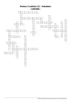 Vorschau - Spiele - Kreuzworträtsel zu den Vokabeln ab Pontes 1 Lektion 10 - Seite 3