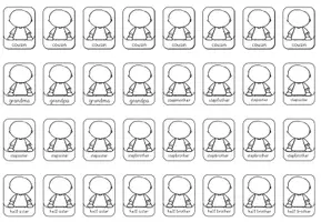 Vorschau - Arbeitsblätter - my family tree - der Stammbaum meiner Familie in Grundschrift - Seite 3