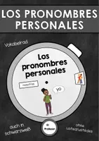 Vorschau - Mal- und Bastelvorlagen - Los pronombres personales - Vokabelrad - Deckblatt