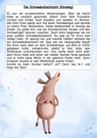 Vorschau - Arbeitsblätter - Hörspurgeschichte Winter Schneeballschlacht - Seite 2