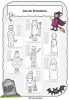 Vorschau - Arbeitsblätter - Einmaleins mit 4 (Rechen-Mal-Blatt) - Seite 2