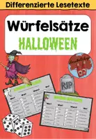 Vorschau - Arbeitsblätter - Halloween - Wachsendes Materialpaket - Seite 1
