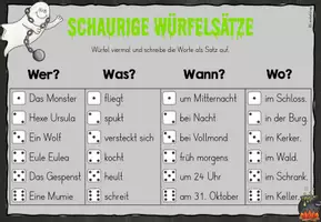 Vorschau - Arbeitsblätter - Halloween - Wachsendes Materialpaket - Seite 3