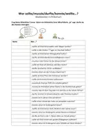 Vorschau - Arbeitsblätter - Modalverben im Präteritum - Fragebogen (DaZ/DaF) - Seite 2