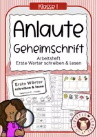 Vorschau - Unterrichtsreihen - Anlaute - Erste Wörter schreiben & lesen - Arbeitsheft - Deckblatt