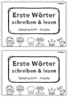 Vorschau - Unterrichtsreihen - Anlaute - Erste Wörter schreiben & lesen - Arbeitsheft - Seite 1