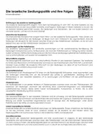 Vorschau - Arbeitsblätter - Die israelische Siedlungspolitik und ihre Folgen (Infotext und Übungen) - Deckblatt