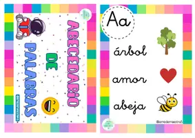 Vista previa - Decoración del aula - @emedemaestra5 - Abecedario visual - Portada
