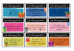 Vorschau - Anderer Materialtyp - Kunterbunte Geburtstagsgutscheine - Seite 3