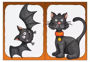 Vorschau - Bildkarten - Wort- und Bildkarten HALLOWEEN - Klasse 3 & 4 - Seite 3