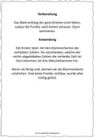 Vorschau - Stationenlernen - verliebte Zahlen Klammerkarten - Seite 1