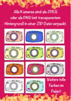 Vorschau - selbst erstellte Cliparts/Grafiken - Kamera Cliparts - Ferienkamera, Ferien - Schnappschuss, Meine Sommerferien - Seite 1