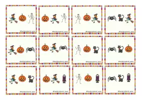 Vorschau - Spiele - Hör genau zu! Merkfähigkeit - Halloween - Seite 1