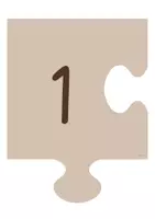 Vorschau - Bildkarten - Zahlenpuzzle 1-10 je 4 Puzzle Teile - Seite 1