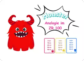 Vorschau - Arbeitsblätter - Materialpaket: Analogierechnen im ZR 100 - Seite 1