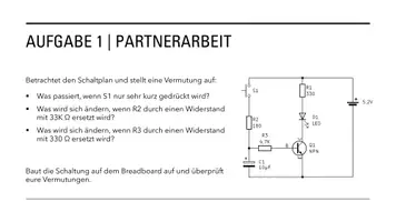 Vorschau - Arbeitsblätter - Technik: elektronische Verzögerung mit Transistor und Kondensator - Seite 3
