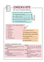 Vorschau - Merkblätter - Checkliste für eine Tierbeschreibung - Deckblatt