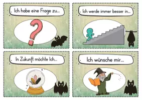 Vorschau - Fördermaterial/Inklusion - 20 Fledermaus Reflexionskarten für die Fledermausklasse - Gesprächsanlass - Seite 2