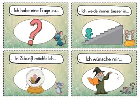 Vorschau - Fördermaterial/Inklusion - 20 Maus Reflexionskarten für die Mausklasse - Gesprächsanlass - Seite 2