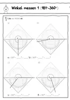 Vorschau - Arbeitsblätter - Materialpaket - Winkel - Seite 1
