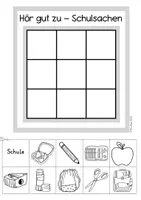 Vorschau - Arbeitsblätter - Zuhören - Hör gut zu! Schule - Seite 1